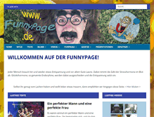 Tablet Screenshot of funnypage.de